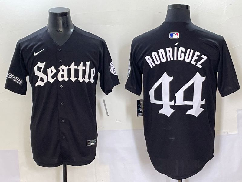 Men 2025 Seattle Mariners #44 Rodriguez Five generations Joint Name Nike MLB Jersey style 13